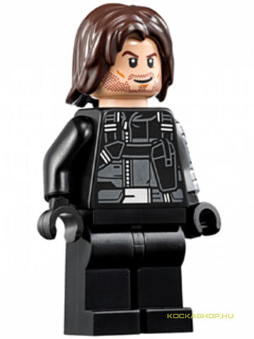 LEGO® Minifigurák sh257 -  Tél Katonája - Fekete Kezekkel És Pisztolytáskával