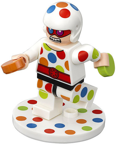 LEGO® Minifigurák sh397+ - Polka-Dot Man talapzattal