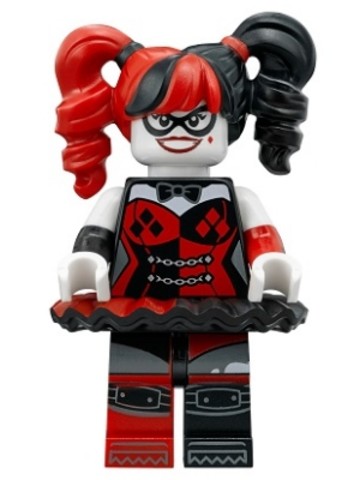LEGO® Minifigurák sh398 - Harley Quinn - Piros/Fekete Tütüben