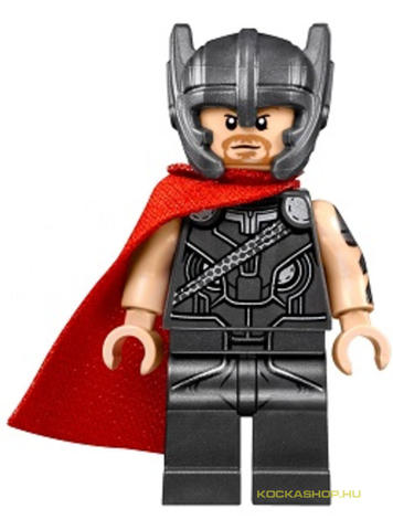 LEGO® Minifigurák sh409 - Thor - Sisakban Piros Köpennyel