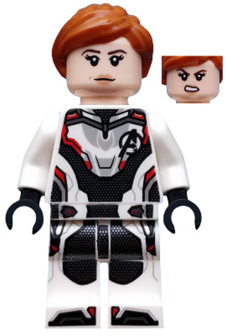 LEGO® Minifigurák sh571 - Fekete őzvegy - fehér quantum ruhában
