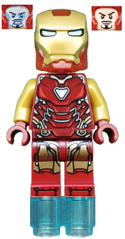 LEGO® Minifigurák sh573 - Vasember - gyöngyház arany karokkal