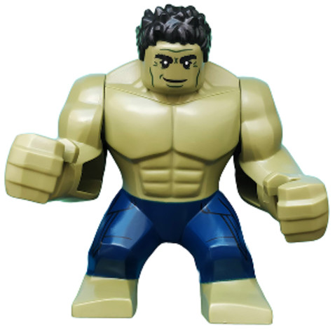 LEGO® Minifigurák sh577 - Hulk - fekete hajjal, és sötétkék nadrággal