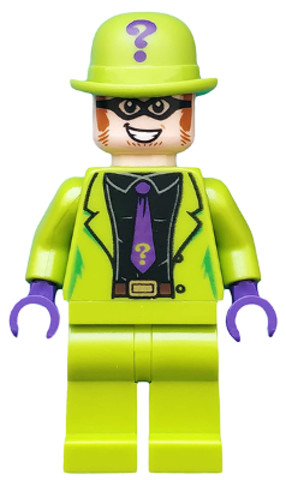 LEGO® Minifigurák sh593 - Rébusz - Fekete ingben és zöld öltönyben
