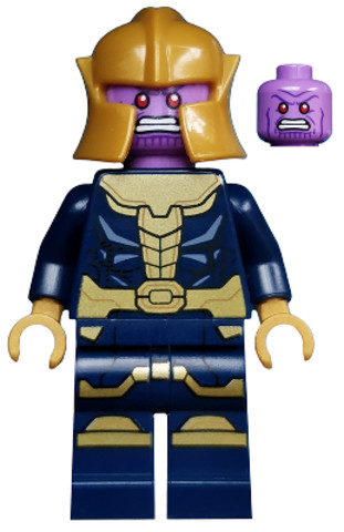 LEGO® Minifigurák sh613 - Thanos - Sötétkék Ruha és Gyöngyházarany Sisak