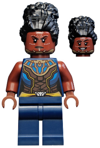 LEGO® Minifigurák sh735 - Shuri - Sötétkék Top