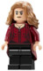 LEGO® Minifigurák sh897 - Skarlát Boszorkány (Wanda Maximoff) - Fekete lábak, Barna haj, Sötétvörös szoknya