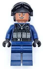 LEGO® Minifigurák sh917 - SHIELD Ügynök - Nő, Taktikai mellény