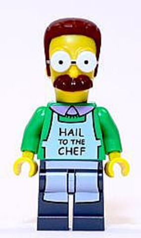 LEGO® Minifigurák sim006 - Ned Flanders - kiegészítők nélkül