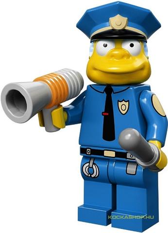 LEGO® Minifigurák SIM021 - Wiggum Rendőrfőnök