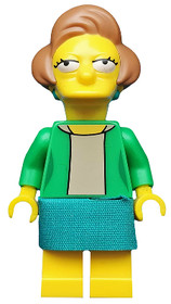 Edna Krabappel Simpsons minifigura (kiegészítők nélkül)