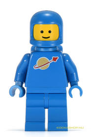 Classic Space Kék Űrhajós Minifigura