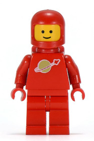 Classic Space Piros Űrhajós Minifigura
