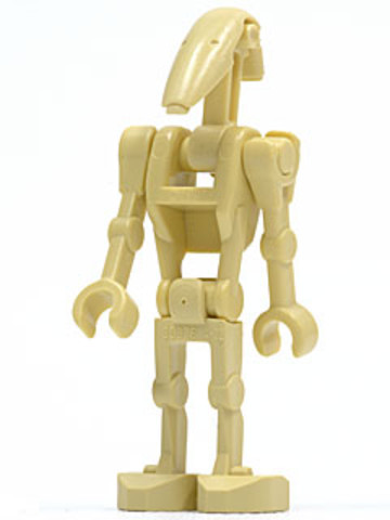 LEGO® Minifigurák sw0001d - Battle Droid - homok színű, egyenes karok