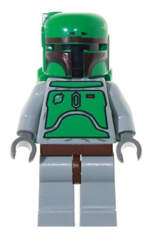 LEGO® Minifigurák sw0002 - Boba Fett (Star Wars) - Fegyver Nélkül