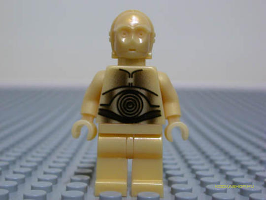 LEGO® Minifigurák sw0010 - C-3PO világos-arany minifigura