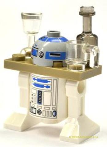 LEGO® Minifigurák sw0028b - R2-D2-Mint Felszolgáló 2X4-Es Tálcával