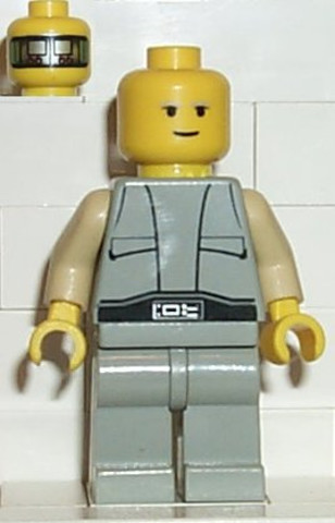 LEGO® Minifigurák sw0049 - Lobot (sárga fejjel)