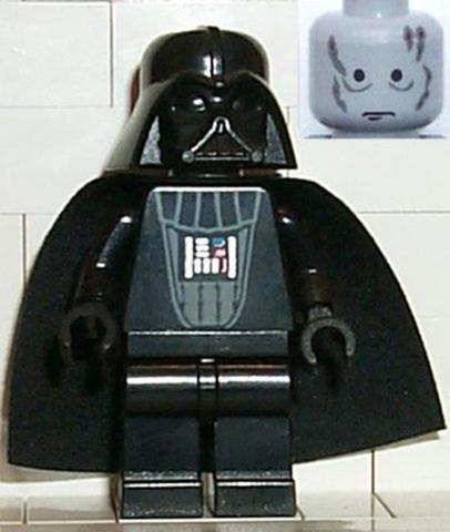 LEGO® Minifigurák sw0123 - Star Wars Darth Vader fénykarddal