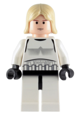 LEGO® Minifigurák sw0204 - Luke Skywalker - rohamosztagos ruhában