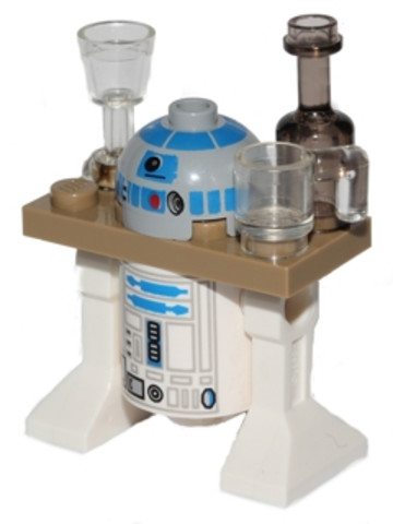 LEGO® Minifigurák sw0217a - R2-D2-Mint Felszolgáló 2X4-Es Tálcával