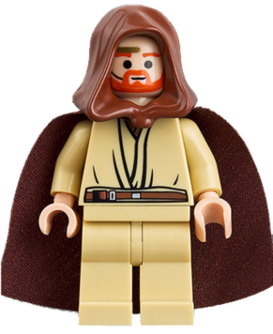 LEGO® Minifigurák sw0234 - Obi-Wan Kenobi - Headset-el, Köpenyben