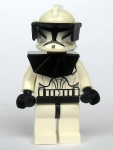 LEGO® Minifigurák sw0286 - Klón Gyalogos Fekete Páncélban (Clone Wars)
