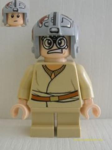 LEGO® Minifigurák sw0327 - (Ifjú) Anakin Skywalker - Versenyre Készen