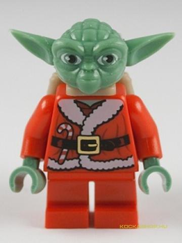 LEGO® Minifigurák sw0358 - Télapós Yoda Hátizsákkal