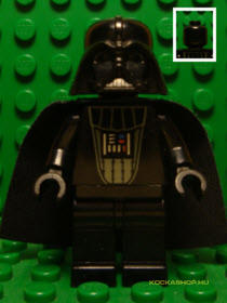 Darth Vader minifigura fekete fejjel