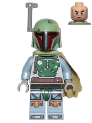 LEGO® Minifigurák sw0396 - Boba Fett - mosolygós arccal