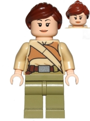 LEGO® Minifigurák sw0668 - Ellenállás oldali Katona Lány