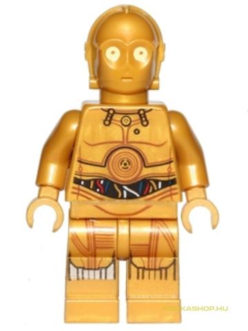 LEGO® Minifigurák sw0700 - C-3PO - Részletesen Kidolgozva