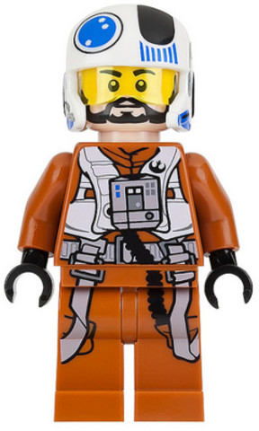 LEGO® Minifigurák sw0705 - Ellenállás Oldali X-Szárnyú Pilóta