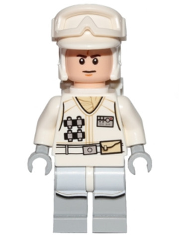 LEGO® Minifigurák sw0708 - Hoth Rebel Trooper fehér egyenruhában