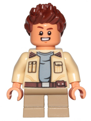 LEGO® Minifigurák sw0851 - Rowan - sötét cserszín dzsekiben