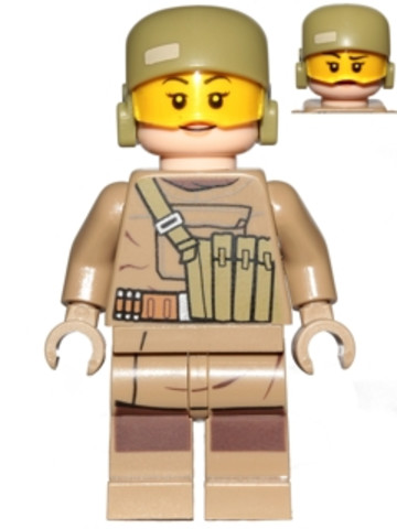LEGO® Minifigurák sw0853 - Ellenálló Katona - Nő