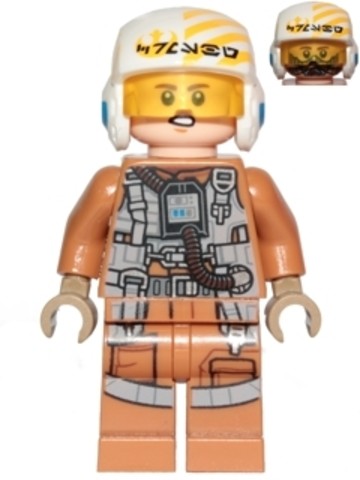 LEGO® Minifigurák sw0861 - Ellenálló Bombázó Pilóta (Finch Dallow)