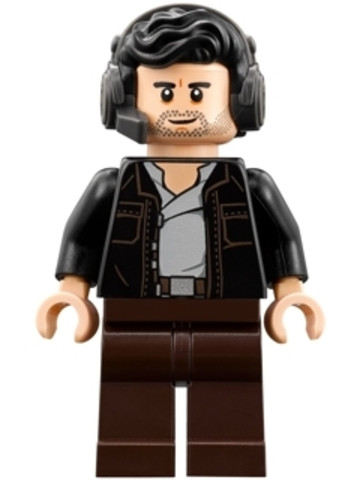 LEGO® Minifigurák sw0890 - Poe Dameron Kapitány - Headsettel