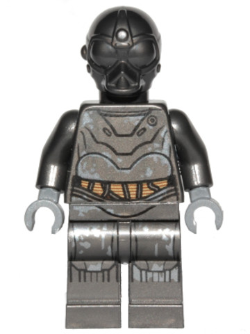 LEGO® Minifigurák sw0938 - RA-7 Protokol Droid (Gyöngyház szürke)