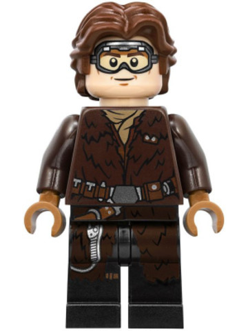 LEGO® Minifigurák sw0949 - Han Solo - Bundában, Szemüveggel