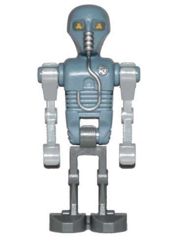 LEGO® Minifigurák sw0956 - 2-1B Orvosi droid (pöttyös inszignia, sötét kékes szürke lábbal)