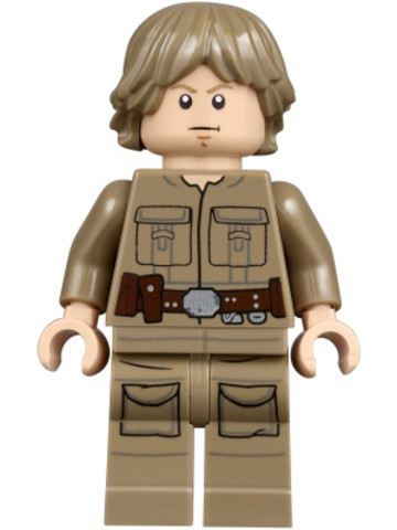 LEGO® Minifigurák sw0971 - Luke Skywalker (Felhő város) - Sötét Cserszínű Ing