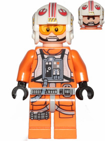 Luke Skywalker (pilóta) - sisakrostély fent/lent