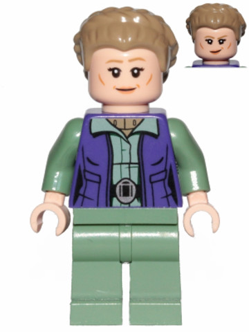 LEGO® Minifigurák sw1011 - Leia Organa tábornok - Gallérral és mellénnyel