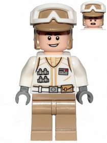 Hoth lázadó katona - mosollyal, fehér egyenruha, sötét cserszín lábakkal