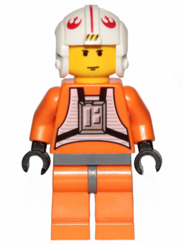 LEGO® Minifigurák sw1024 - Luke Skywalker (pilóta) - 20. évfordulós törzzsel