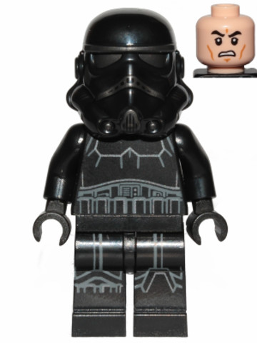LEGO® Minifigurák sw1031 - Imperial Shadow Trooper (Dual Molded Helmet) - Male, Light Nougat Head, Scowl
