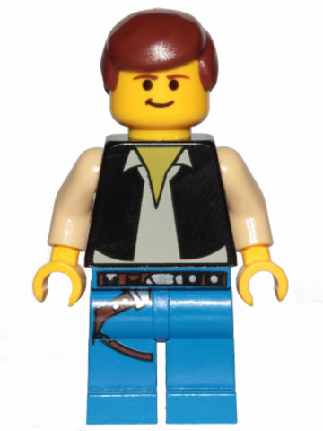 LEGO® Minifigurák sw1032 - Han Solo - 20 évfordulós törzzsel
