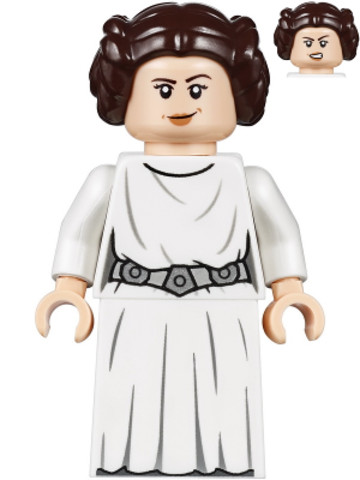 LEGO® Minifigurák sw1036 - Leia hercegnő - fehér ruha, szoknyával